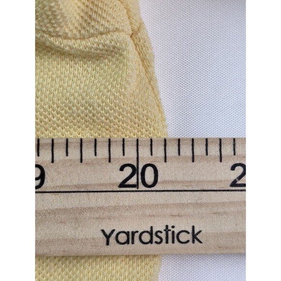 IZOD Men’s Medium Yellow Short Sleeve Shirt - Picture 4 of 7